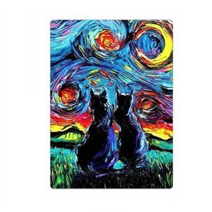 Van Gogh Cats Magnet